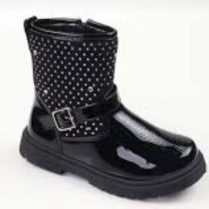 TAHARI STUDDED EMBELLISHMENTS ZIPPER CLOSURE TODDLER BOOT